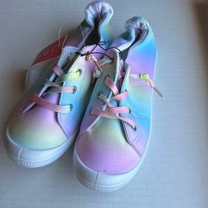 JOSINY Women's Canvas Shoes Low Top Sneaker Classic Tie-Dye multiple sizes